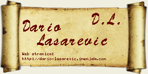 Dario Lašarević vizit kartica